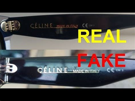 celine triomphe sunglasses fake vs real|3 Ways to Determine Authentic Sunglasses .